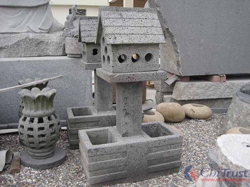 Japanese style granite Stone Lantern 06